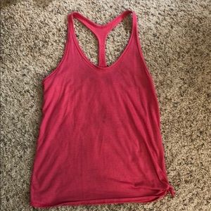 Lululemon pink tank top